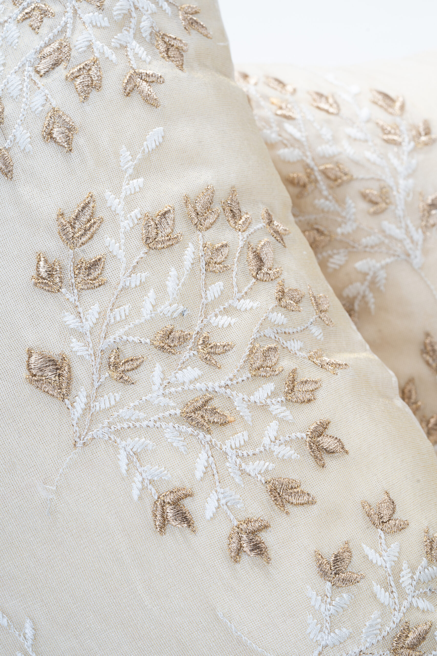 Cotton Silk Heavy Embroidered Cushions with Fillers - Image 13